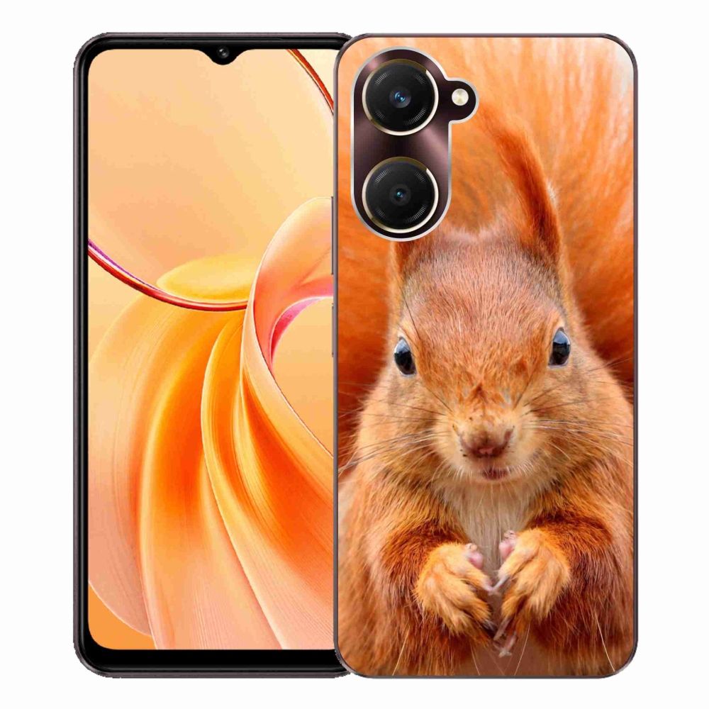 Zselés borítás mmCase a Vivo Y28s 5G készülékhez - mókus