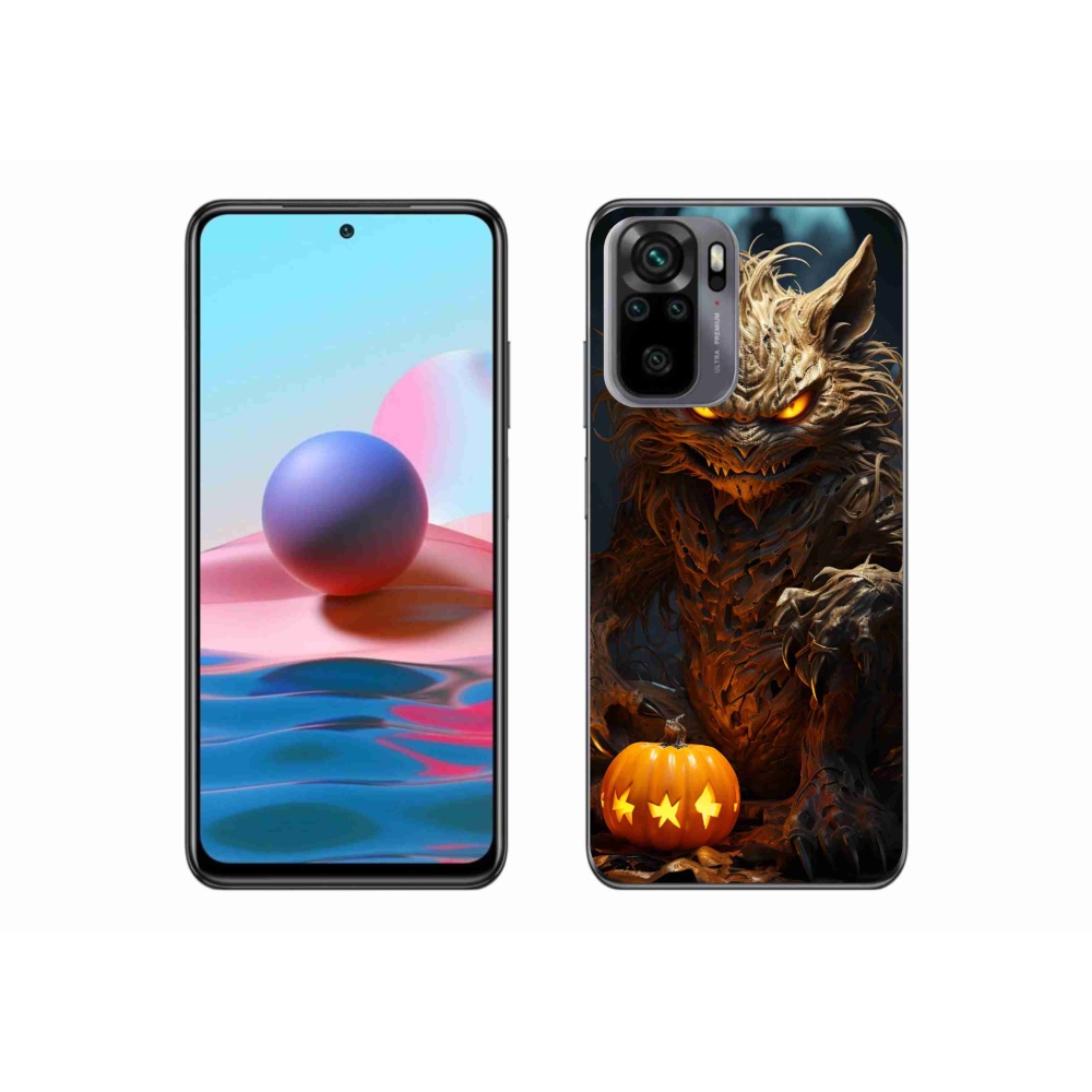 Gél borítás mmCase a Xiaomi Redmi Note 10S-hez - Halloween szörnyeteg