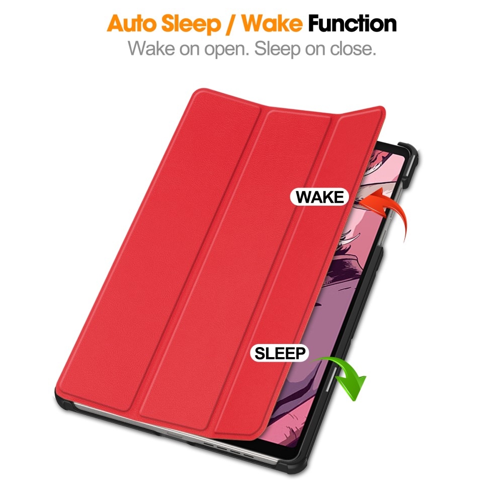 Cases okos záró tok Lenovo Legion Tab 8.8 (2. Gen.) táblagéphez - piros