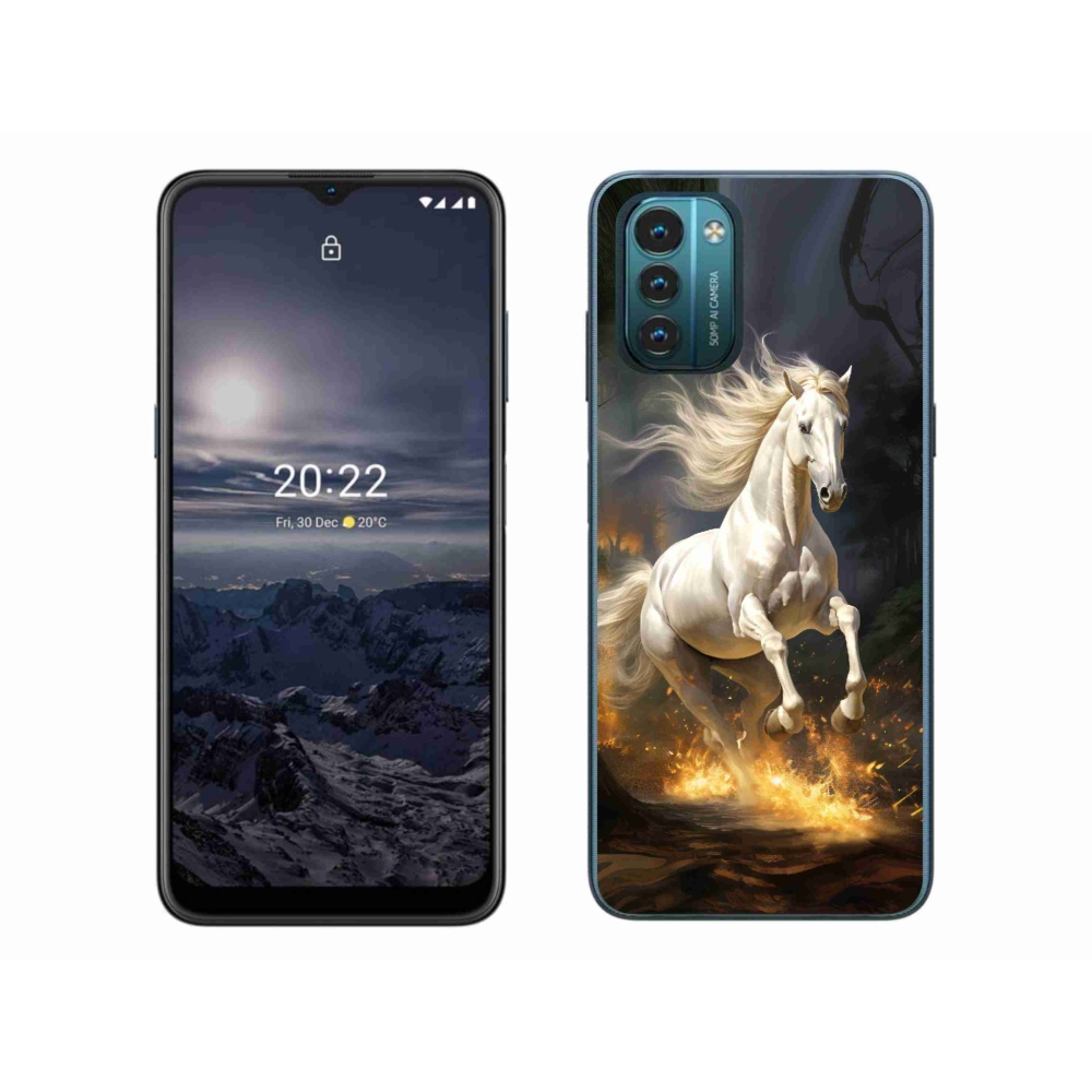 Zselés tok mmCase a Nokia G11/G21 készülékhez - fehér ló 2