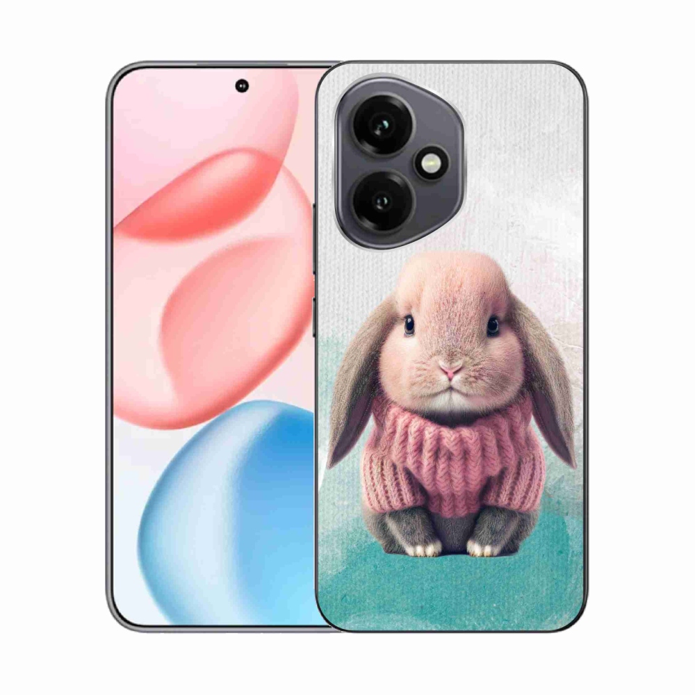 Zselés borítás mmCase a Honor 400-hoz - nyúl pulóverben