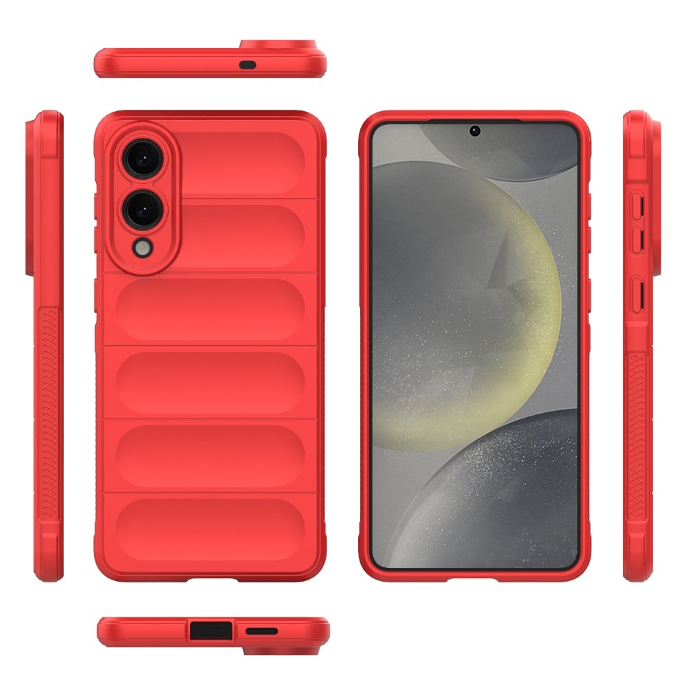 Rugg tartós zselés tok Samsung Galaxy S25 Edge készülékhez - piros