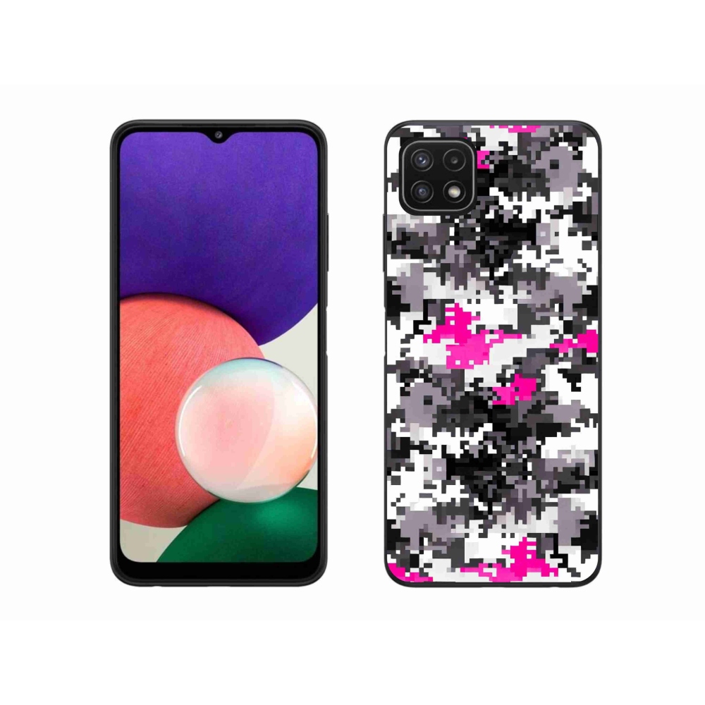 Zselés borítás mmCase Samsung Galaxy A22 5G - terepszínű minta 4