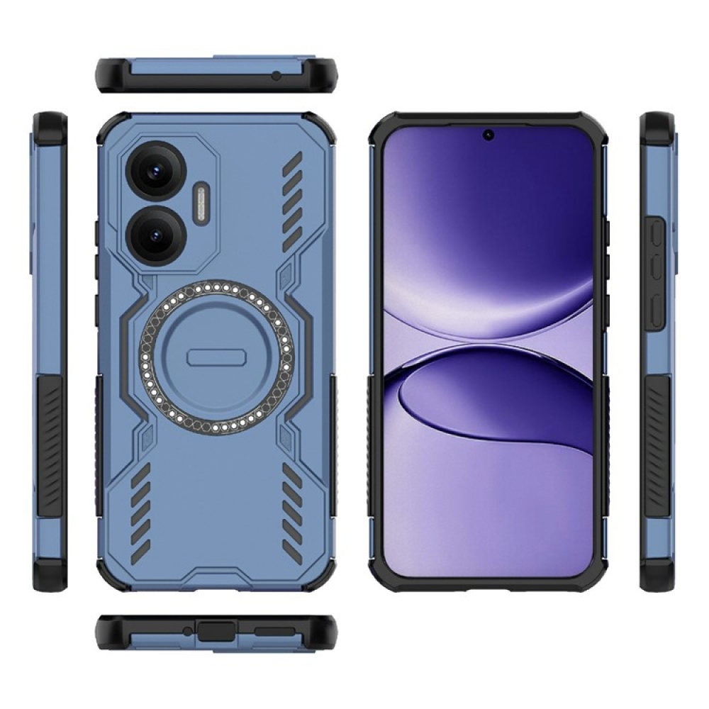 Üreges, tartós burkolat MagSafe-vel a Xiaomi Poco F7 5G-re - kék