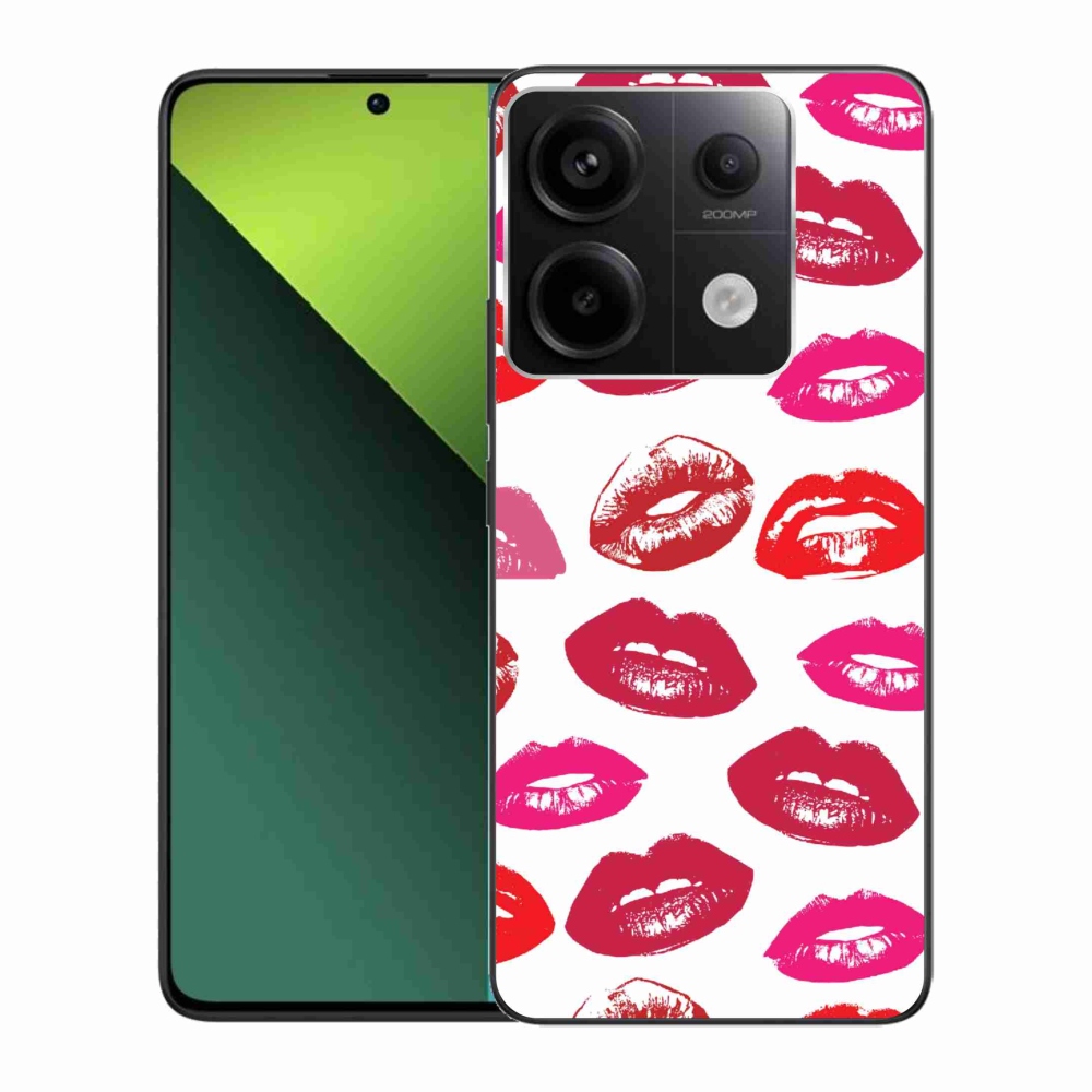 Gél borítás mmCase a Xiaomi Redmi Note 13 Pro 5G/Poco X6 5G számára - ajkak