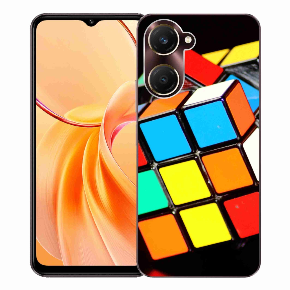Gél borítás mmCase a Vivo Y28s 5G-hez - Rubik-kocka