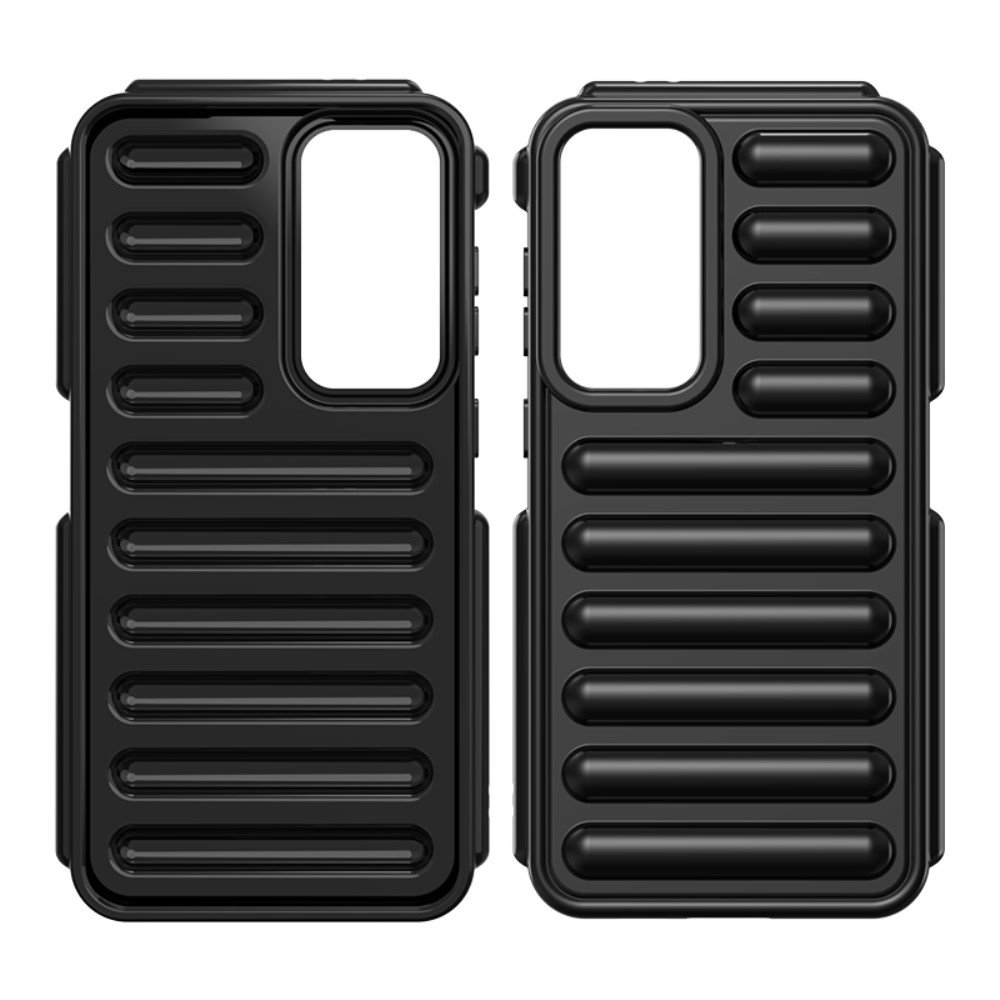 Kapszula tartós zselés tok Samsung Galaxy S24 FE készülékhez - fekete