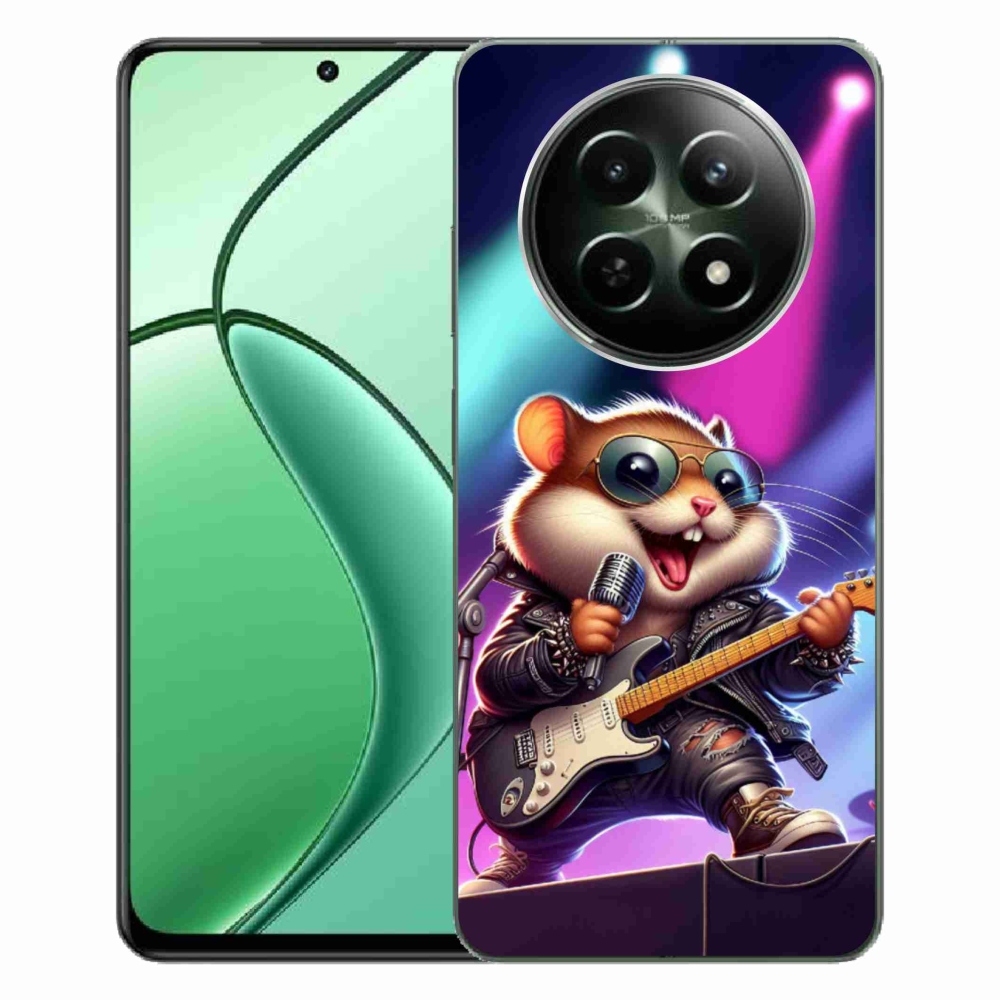 Gél borítás mmCase a Realme 12 5G/12x 5G készülékhez - hörcsög hintalóval