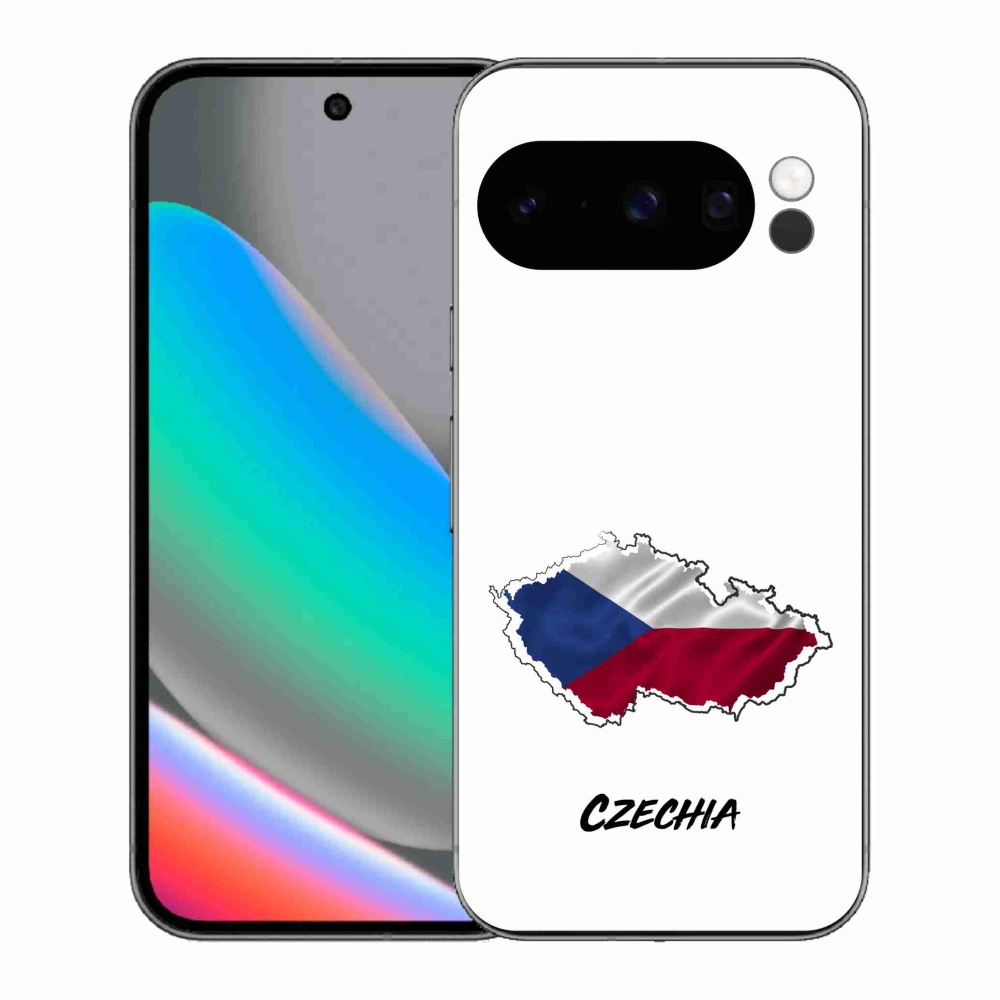 Gél védőhuzat mmCase a Google Pixel 10 Pro számára - Csehország fehér háttér