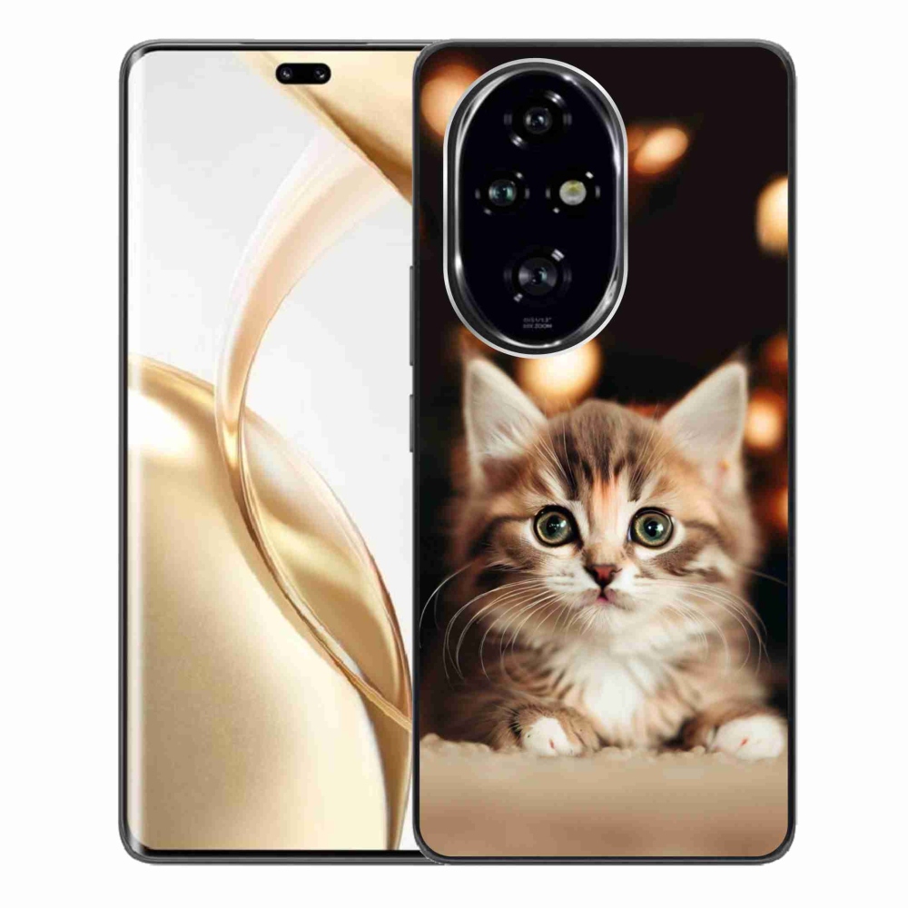 Gél borítás mmCase a Honor 200 Pro 5G számára - aranyos cica 2