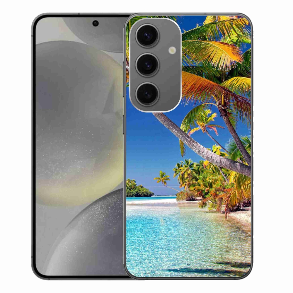 Gél tok mmCase Samsung Galaxy S24+ készülékhez - tengerparti tengerpart