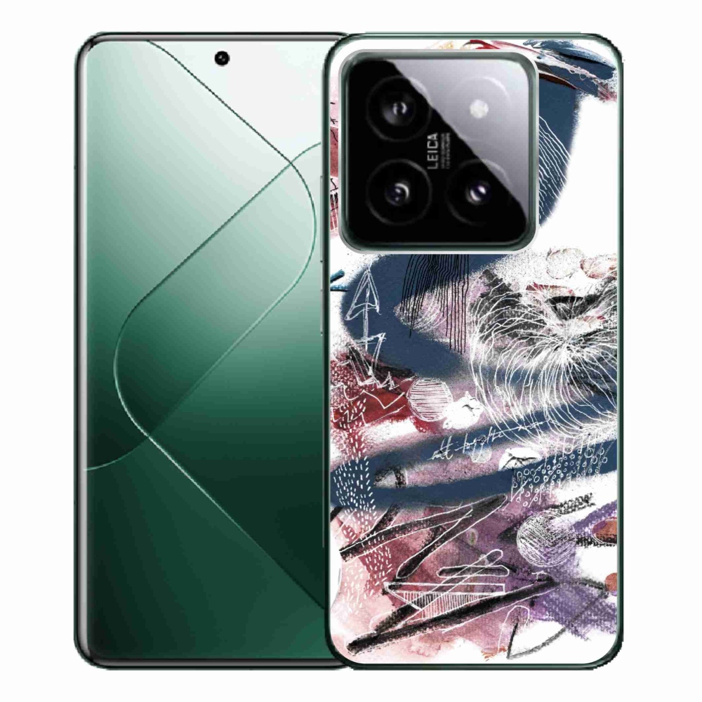 Gél borítás mmCase a Xiaomi 14 Pro számára - absztrakt motívum 28