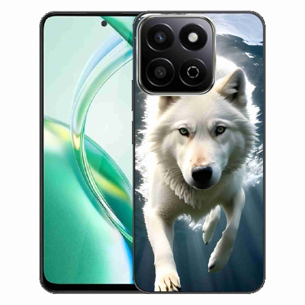 Zselés borítás mmCase a Honor 200 Smart 5G készülékhez - fehér farkas