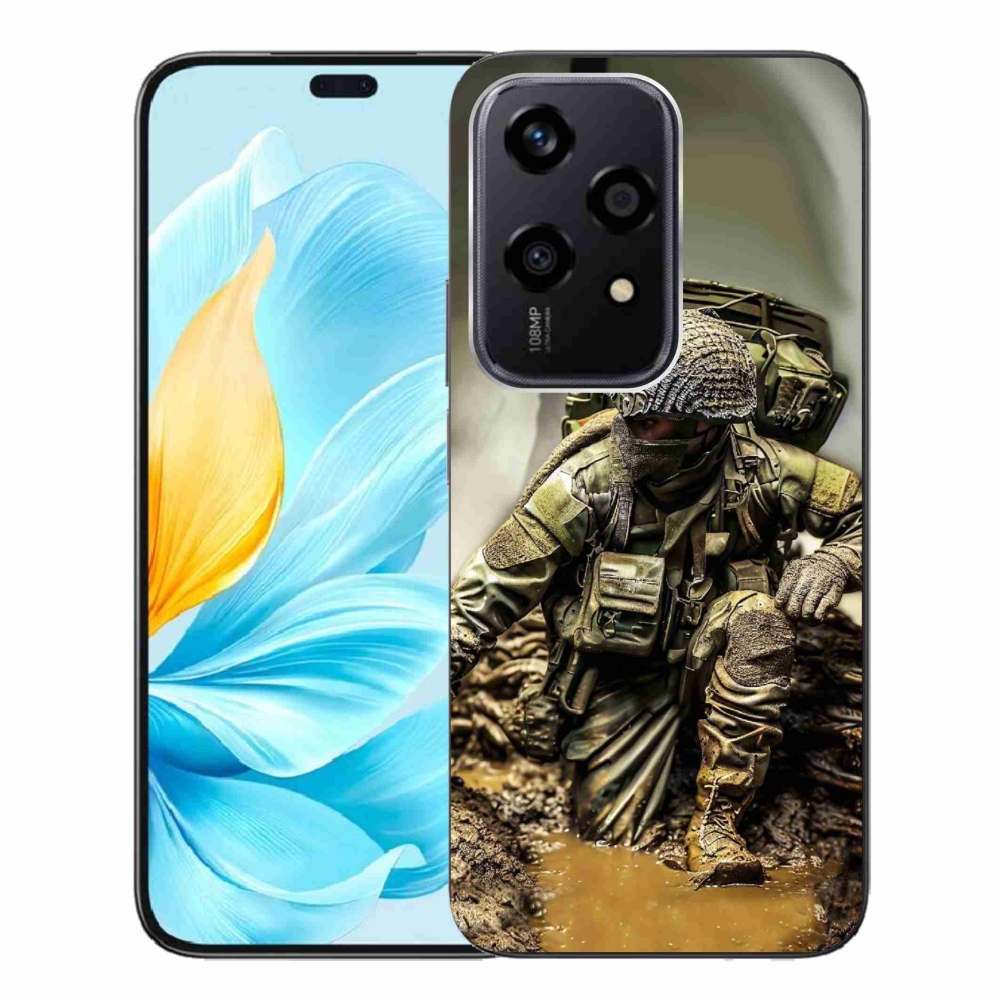 Zselés borítás mmCase a Honor 200 Lite 5G készülékhez - katona