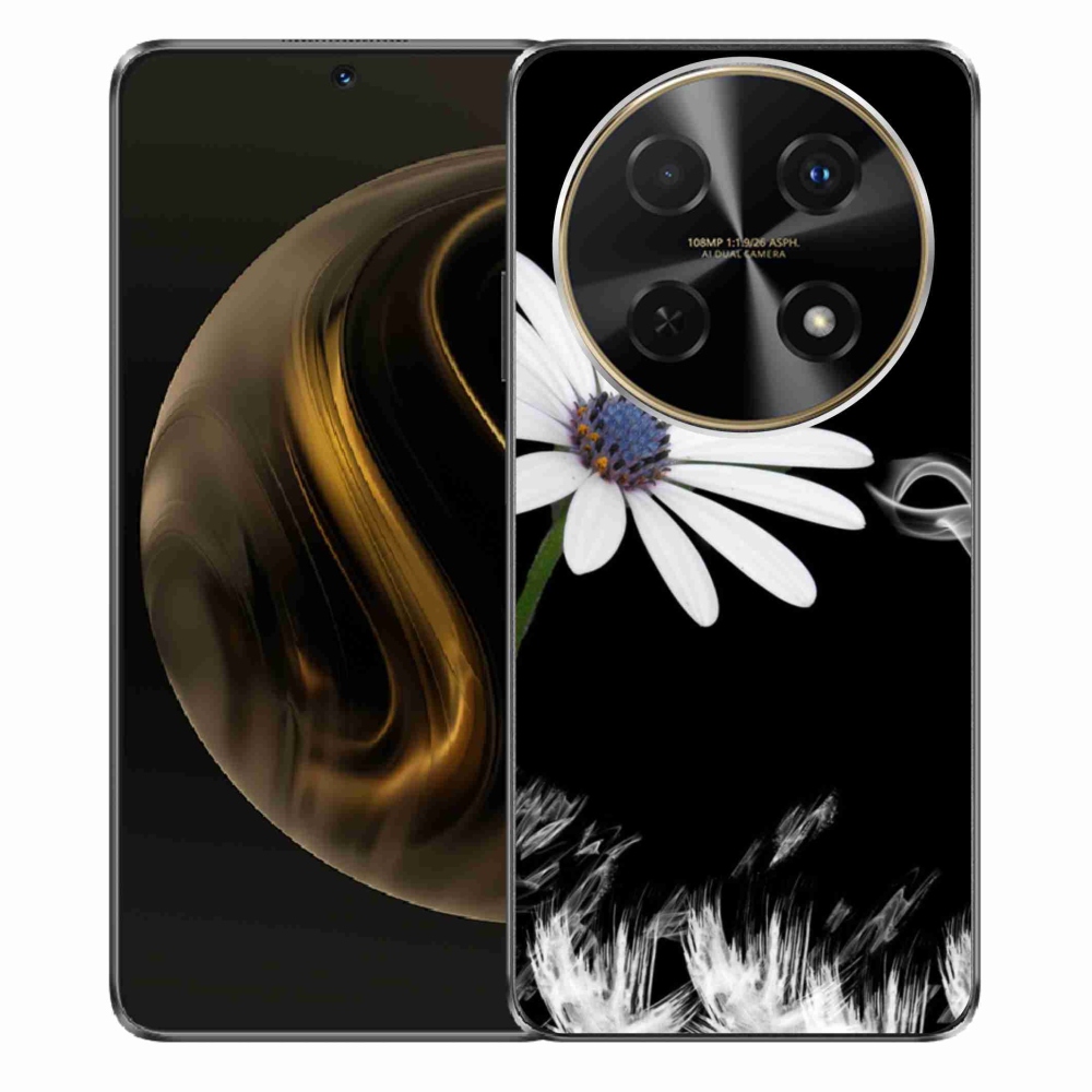 Gél borítás mmCase a Huawei Nova 12i készülékhez - fehér virág