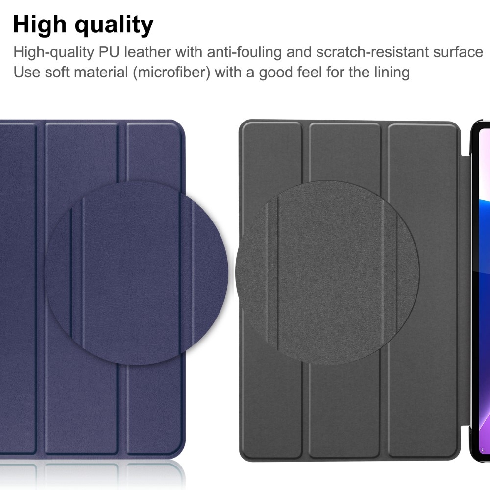 Ügyes záró tok Lenovo Tab P12 Pro táblagéphez - kék