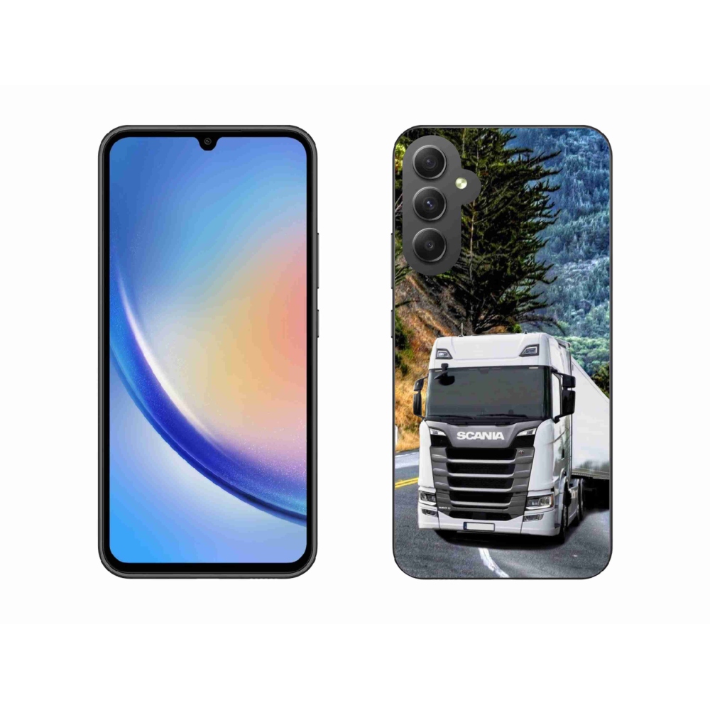 Zselés borítás mmCase Samsung Galaxy A34 5G - teherautó 1