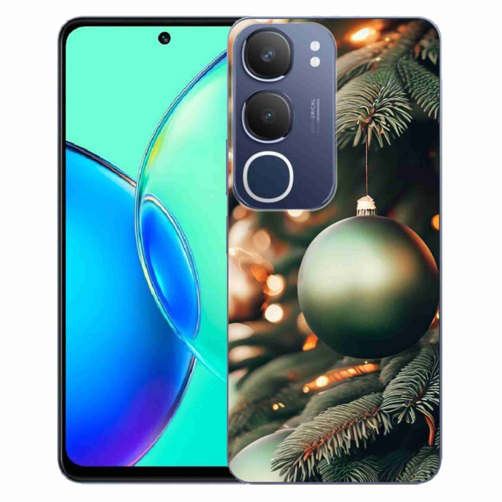 Gél borítás mmCase a Vivo Y19s készülékhez - karácsonyi dekorációk 1