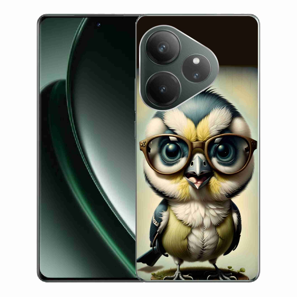 Zselés borítás mmCase a Realme GT 6 5G/GT 6T 5G - kölyök szemüveggel