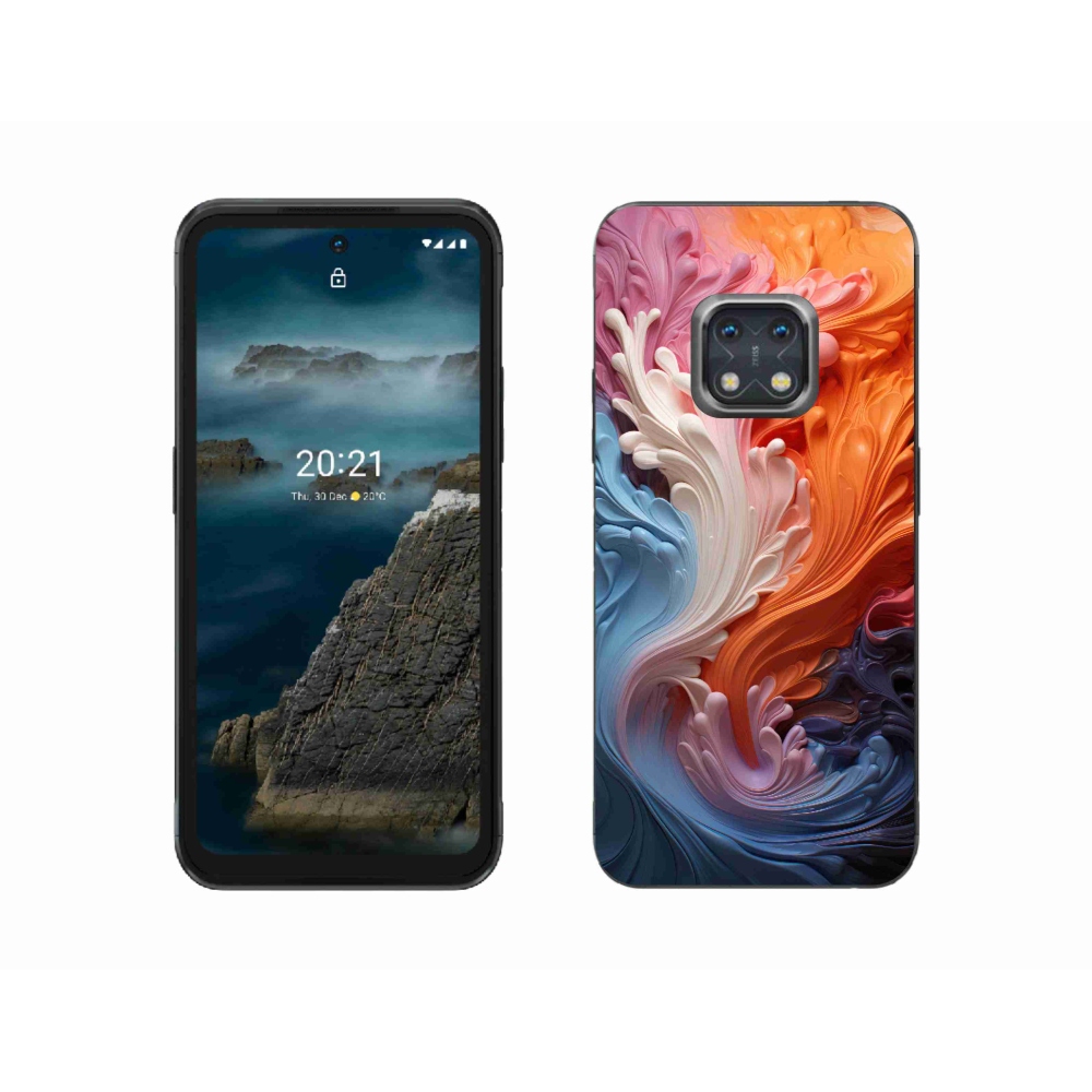 Zselés borítás mmCase a Nokia XR20 készülékhez - absztrakt motívum 8