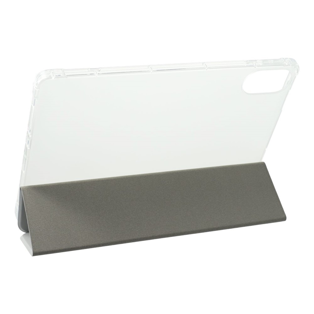 Tri-Fold intelligens, összecsukható tablet tok Xiaomi Redmi Pad 2 - szürke