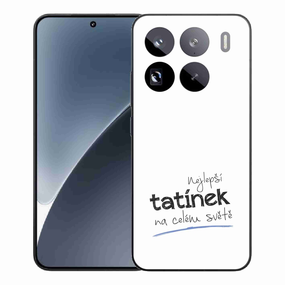 Gél borító mmCase a Xiaomi 15 Pro - legjobb apuci 4 fehér háttérrel