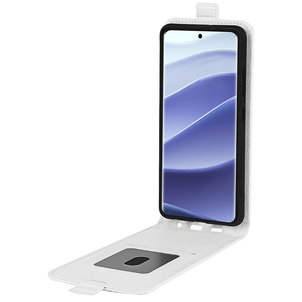 Függőleges könyvtáska Xiaomi Redmi Note 14 Pro 5G/Poco X7 5G - fehér