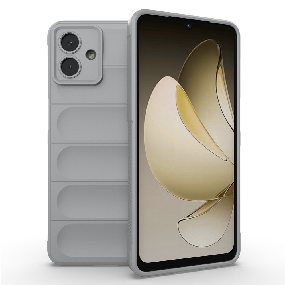 Rugg tartós zselés tok Samsung Galaxy A07 4G készülékhez - világosszürke