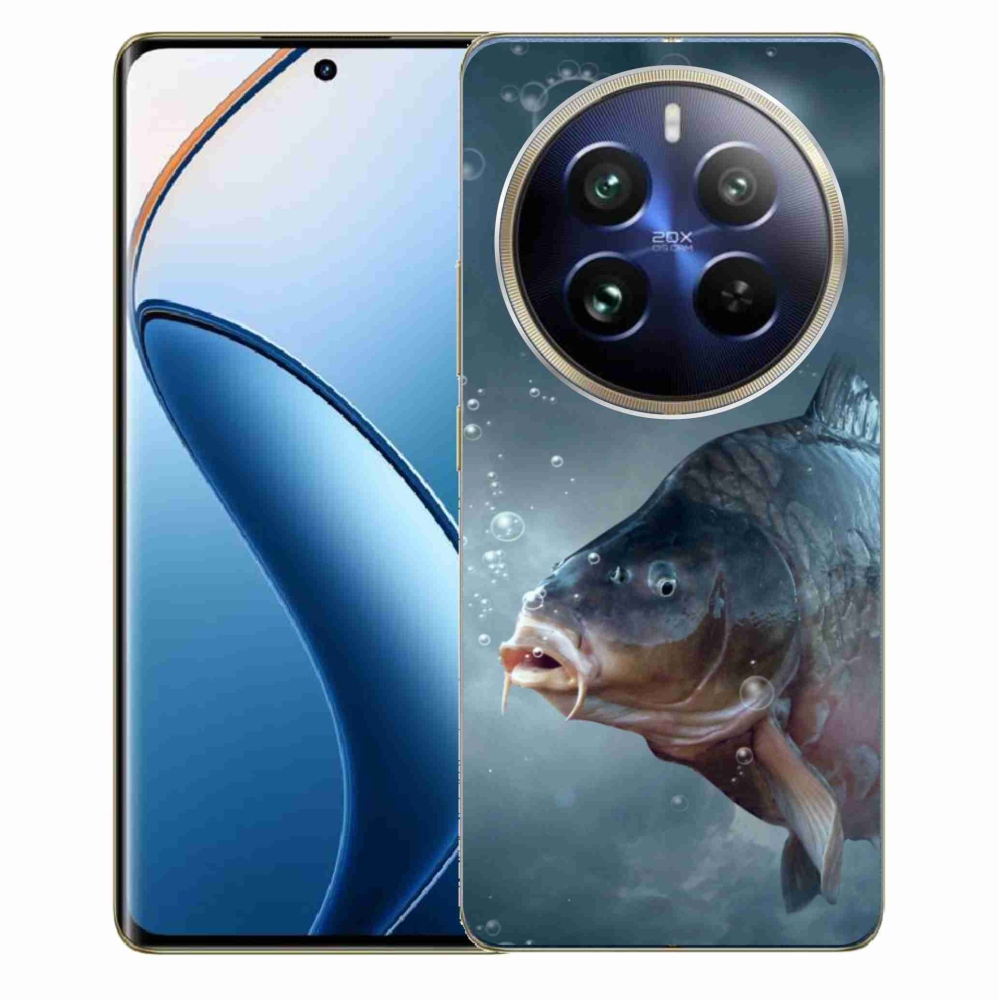 Zselés borítás mmCase a Realme 12 Pro 5G/12 Pro+ 5G számára - ponty és buborékok