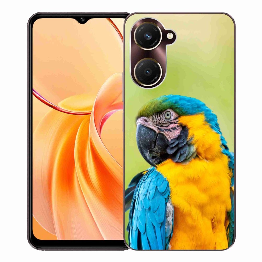 Zselés borítás mmCase a Vivo Y28s 5G-hez - papagáj ara 2