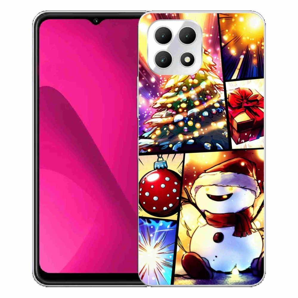 Zselés borító mmCase a T-Mobile T Phone 2 készülékhez - Karácsonyi motívumok 1