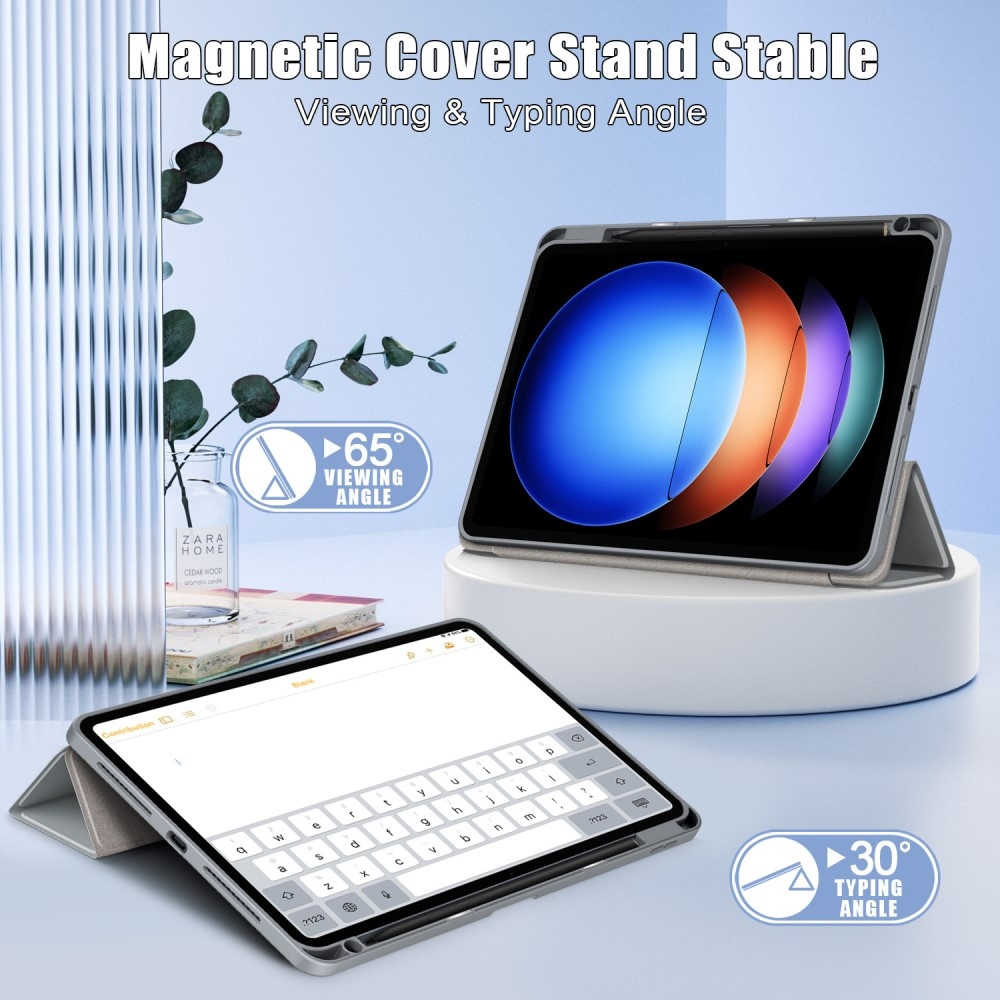 Ügyes záró tok Xiaomi Pad 6S Pro táblagéphez - szürke