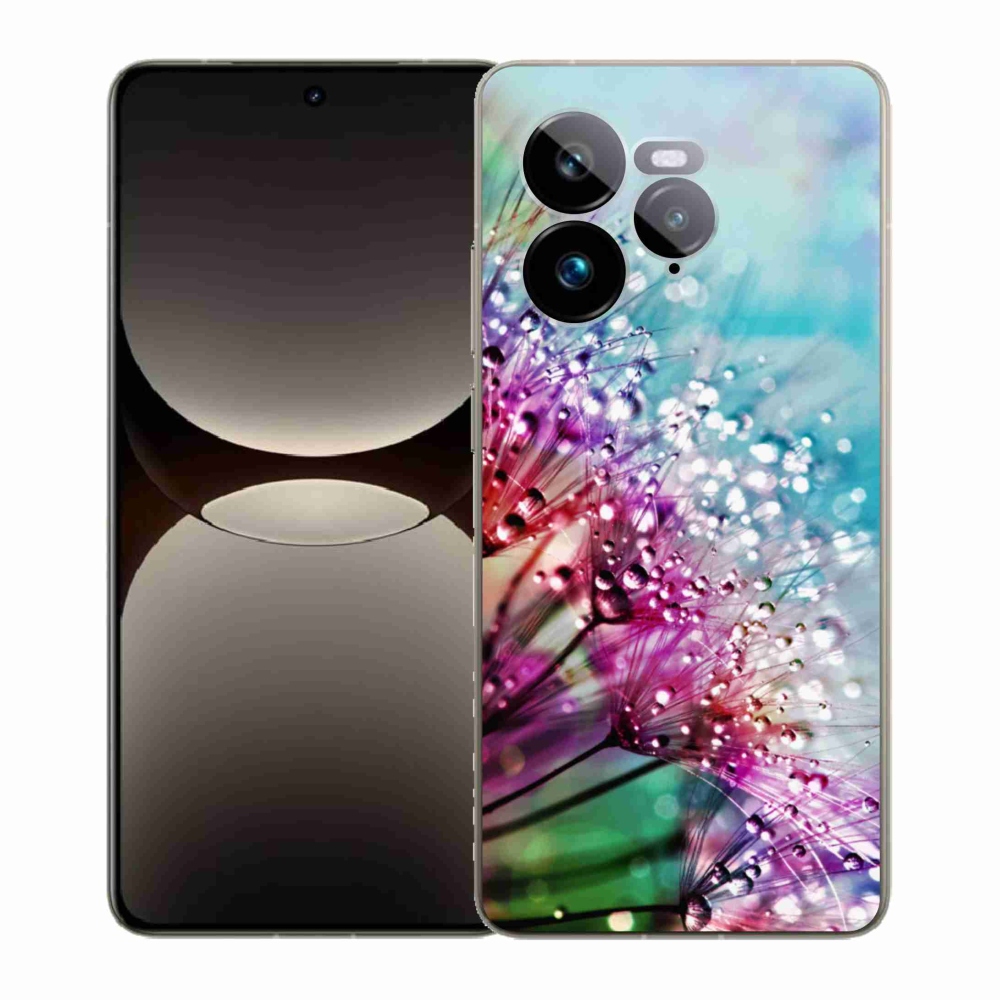 Gél borítás mmCase a Realme GT 7 Pro 5G számára - színes virágok