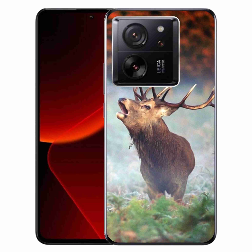 Gél tok mmCase a Xiaomi 13T/13T Pro készülékhez - szarvas 2