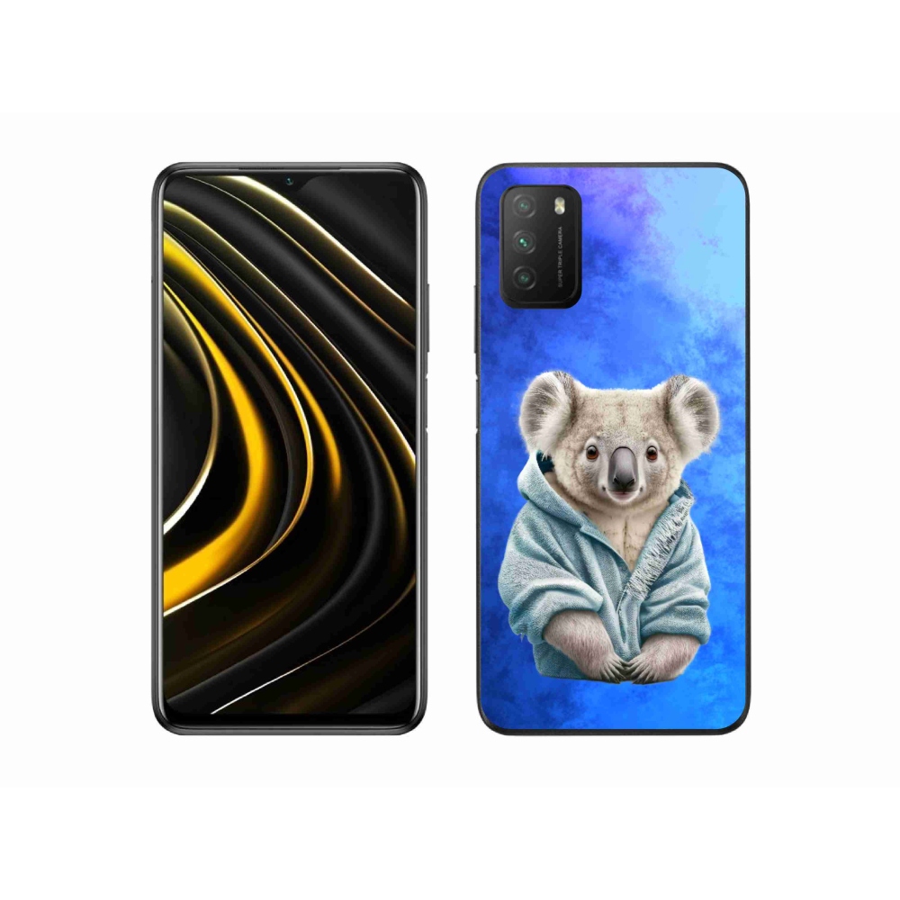 Gél borítás mmCase a Xiaomi Poco M3-hoz - koala pulóverben