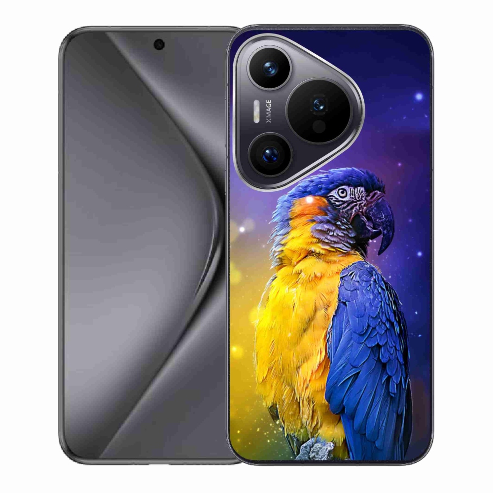 Gél tok mmCase a Huawei Pura 70 készülékhez - papagáj ara 1
