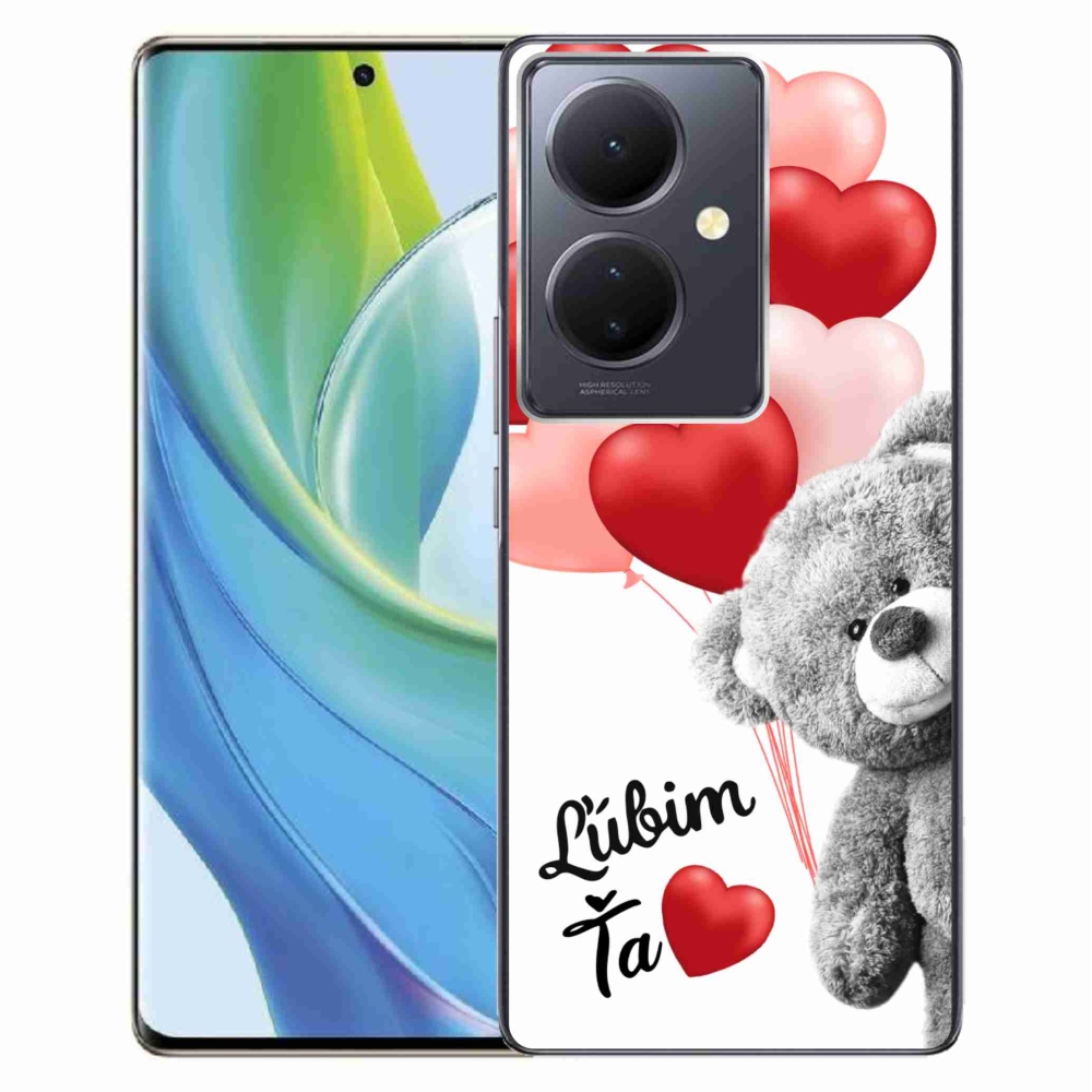 Gél tok mmCase a Vivo V29 Lite 5G számára - I love you en