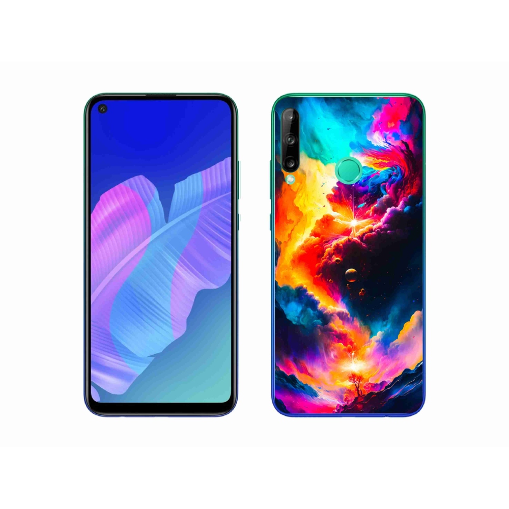 Gél borítás mmCase a Huawei P40 Lite E számára - absztrakt motívum