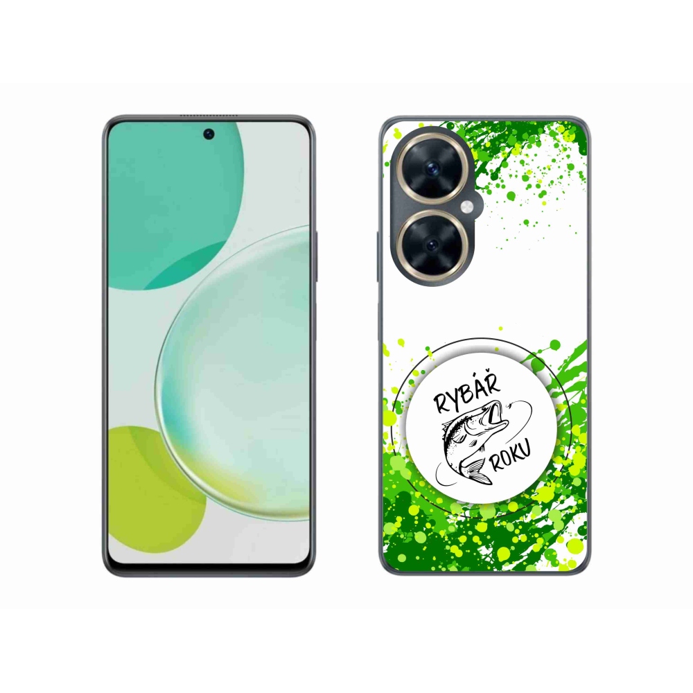 Gél borító mmCase a Huawei Nova 11i - az év horgásza fehér háttérrel