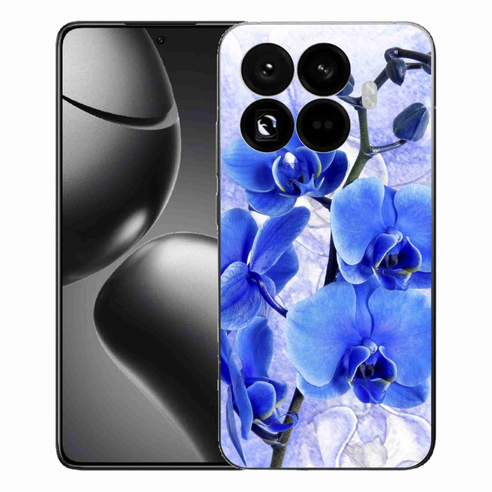 Gél borítás mmCase a Xiaomi 15T Pro számára - kék virágok