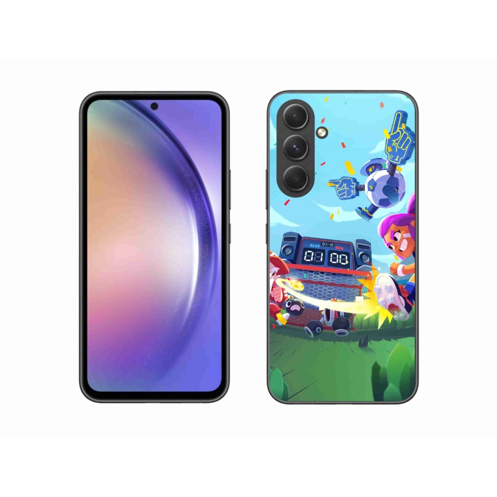 Zselés borítás mmCase Samsung Galaxy A54 5G - verekedős csillagok 1