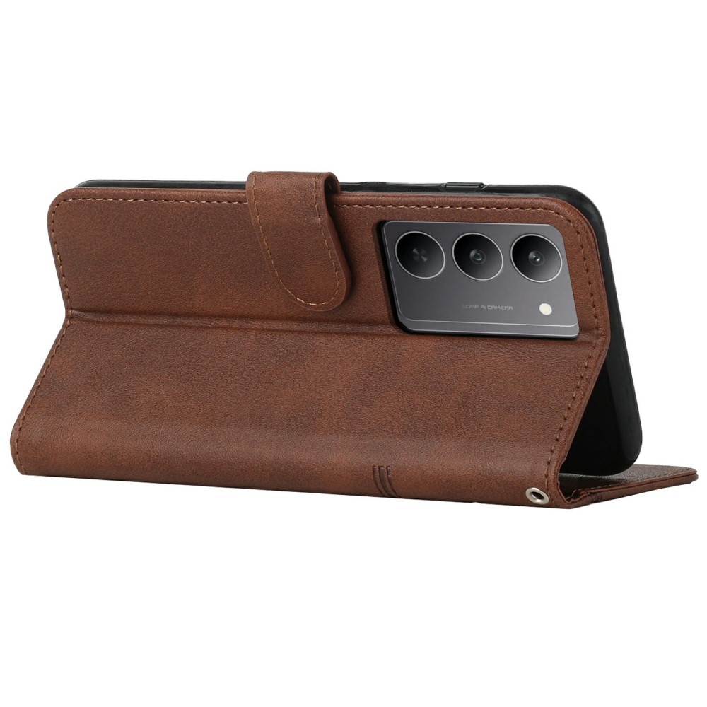 Line könyvtáska a Realme C75 készülékhez - barna