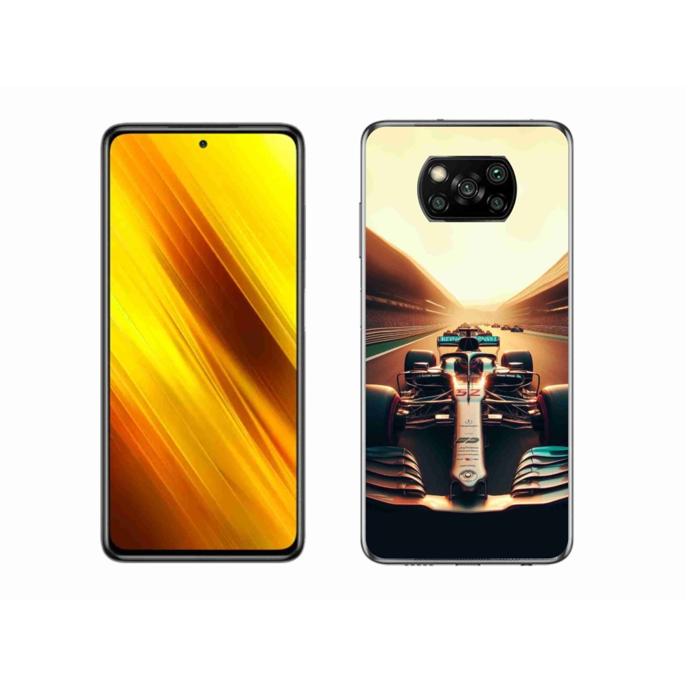 Gél borítás mmCase a Xiaomi Poco X3 Pro számára - formula 1