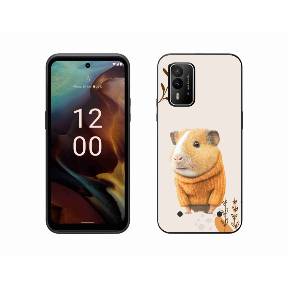 Gélborítás mmCase a Nokia XR21 készülékhez - tengerimalac a pulóverben