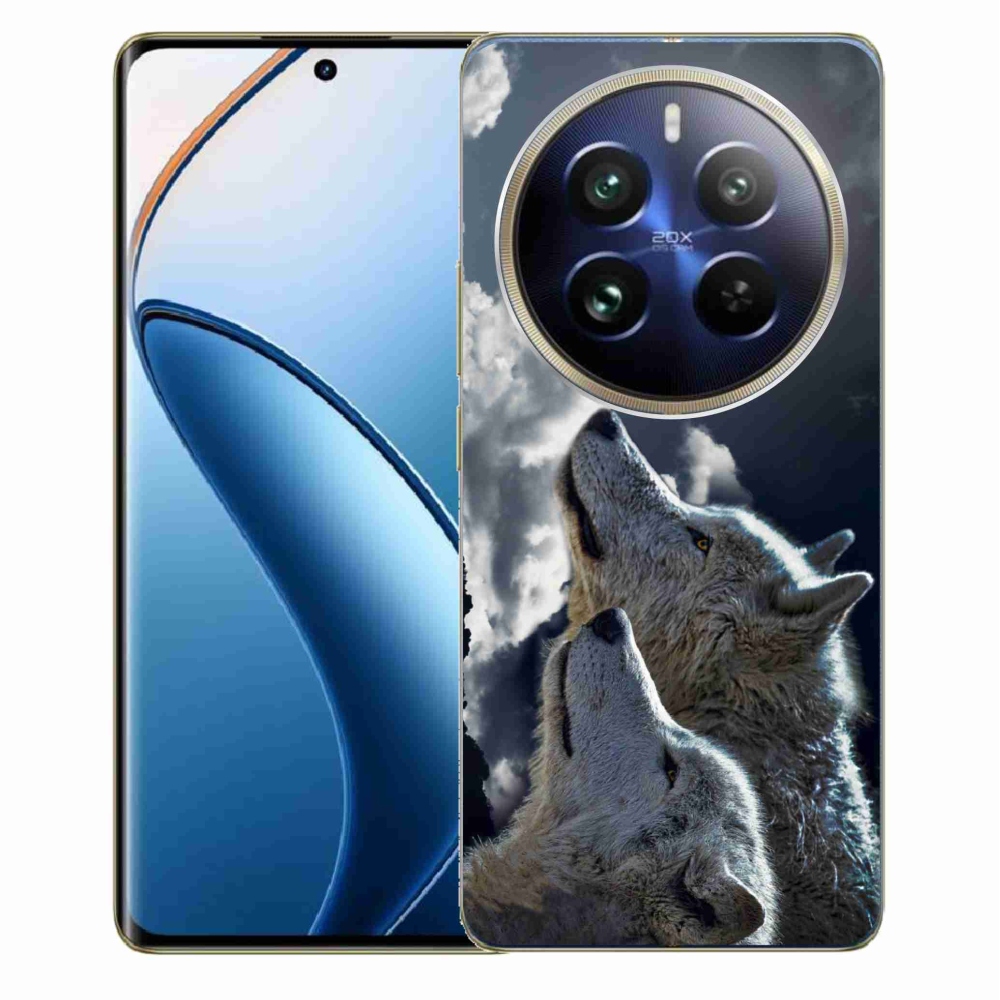 Gél borítás mmCase a Realme 12 Pro 5G/12 Pro+ 5G - farkasok számára