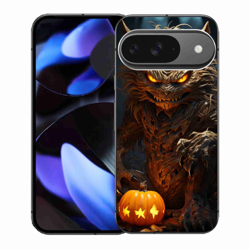 Gél borítás mmCase a Google Pixel 9/9 Pro számára - Halloween szörnyeteg