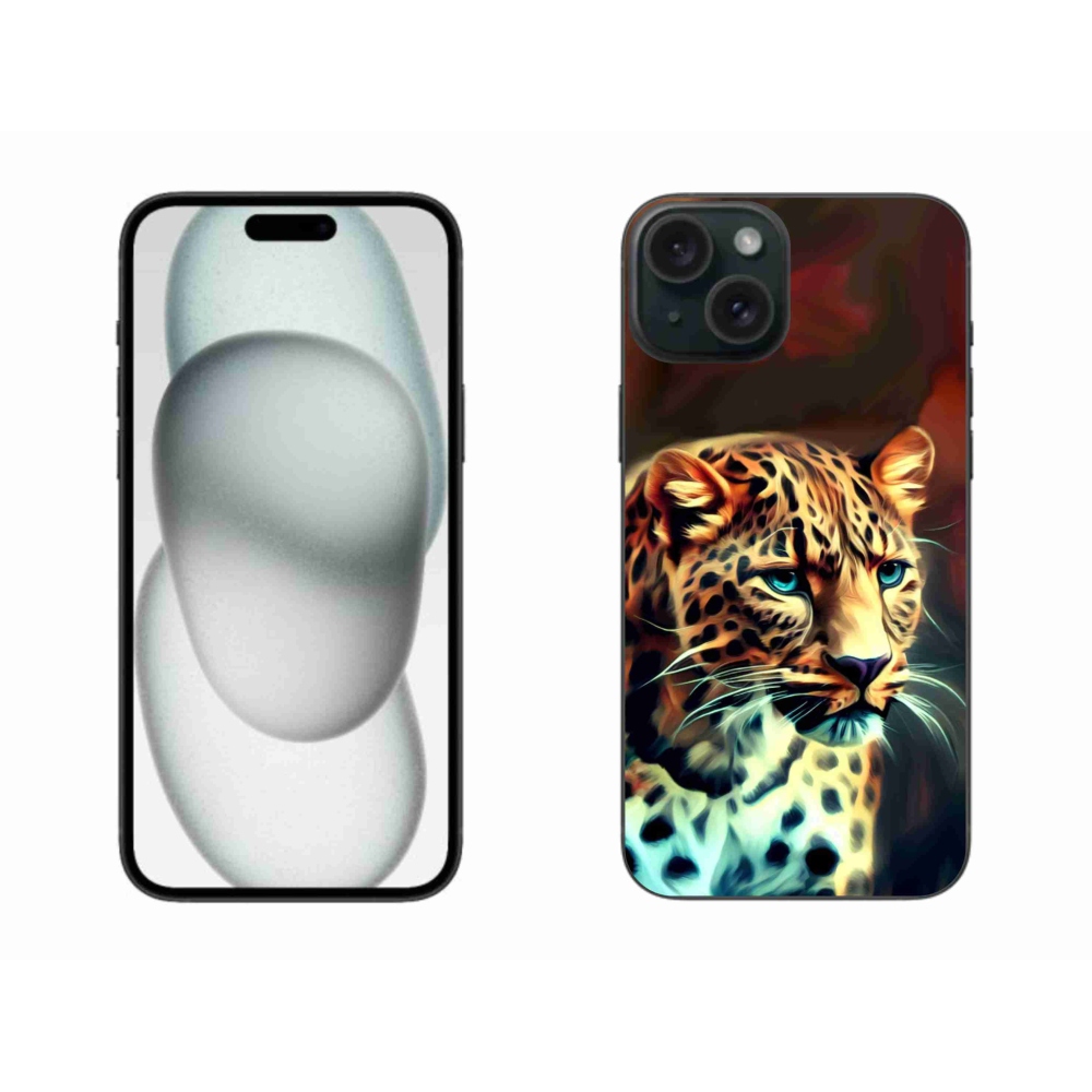 Zselés borítás mmCase iPhone 15 Plus készülékhez - leopárd