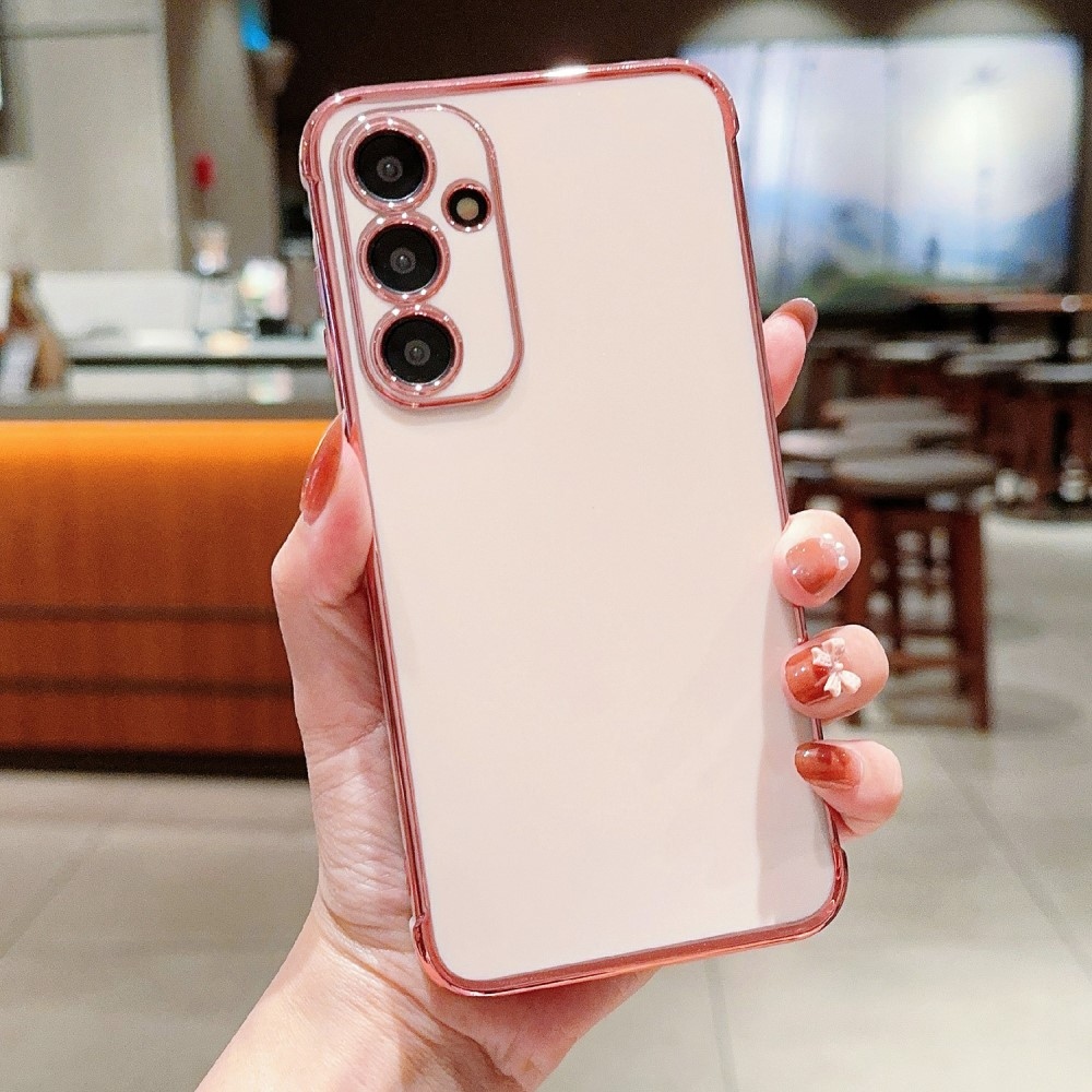 Gélkeretes tok Samsung Galaxy S25+ készülékhez - rózsaszín