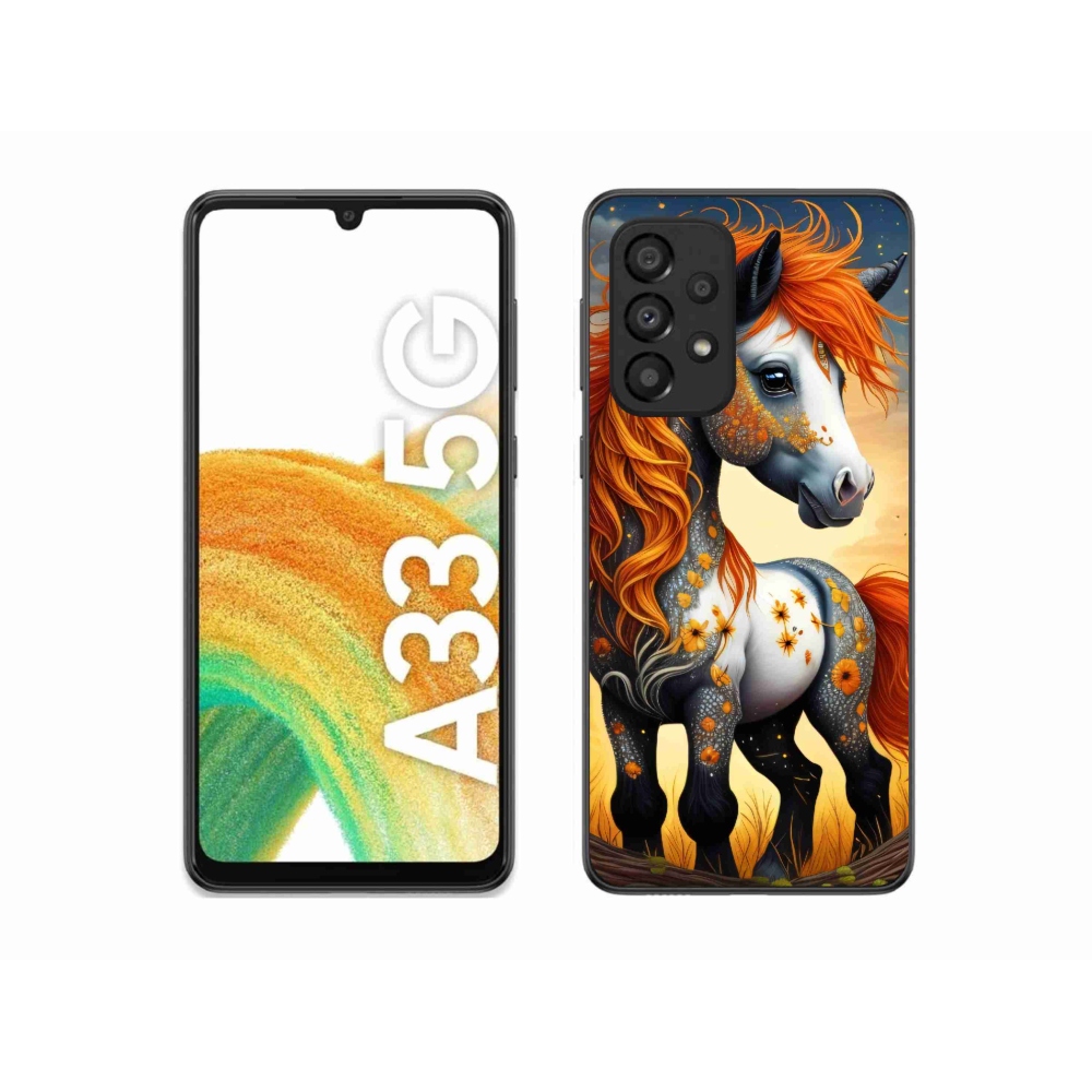 Zselés borítás mmCase Samsung Galaxy A33 5G - színes póni