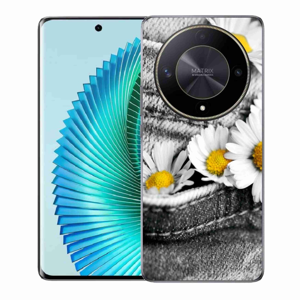 Gél tok mmCase a Honor Magic 6 Lite 5G készülékhez - margaréták